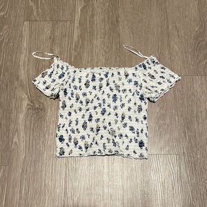 Urban Outfitters Stretchy Floral Crop